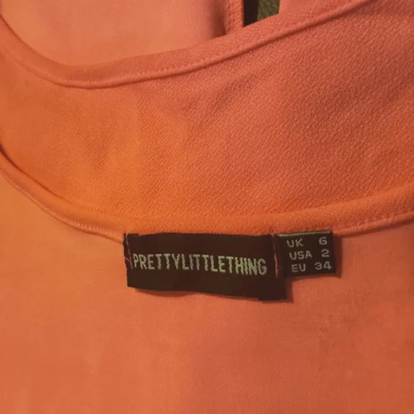 💋PRETTY LITTLE THING NEON PINK STRAPPY UNITARD!!! - Picture 6 of 10